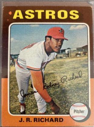 J. R. Richard #73 Baseball Cards 1975 Topps