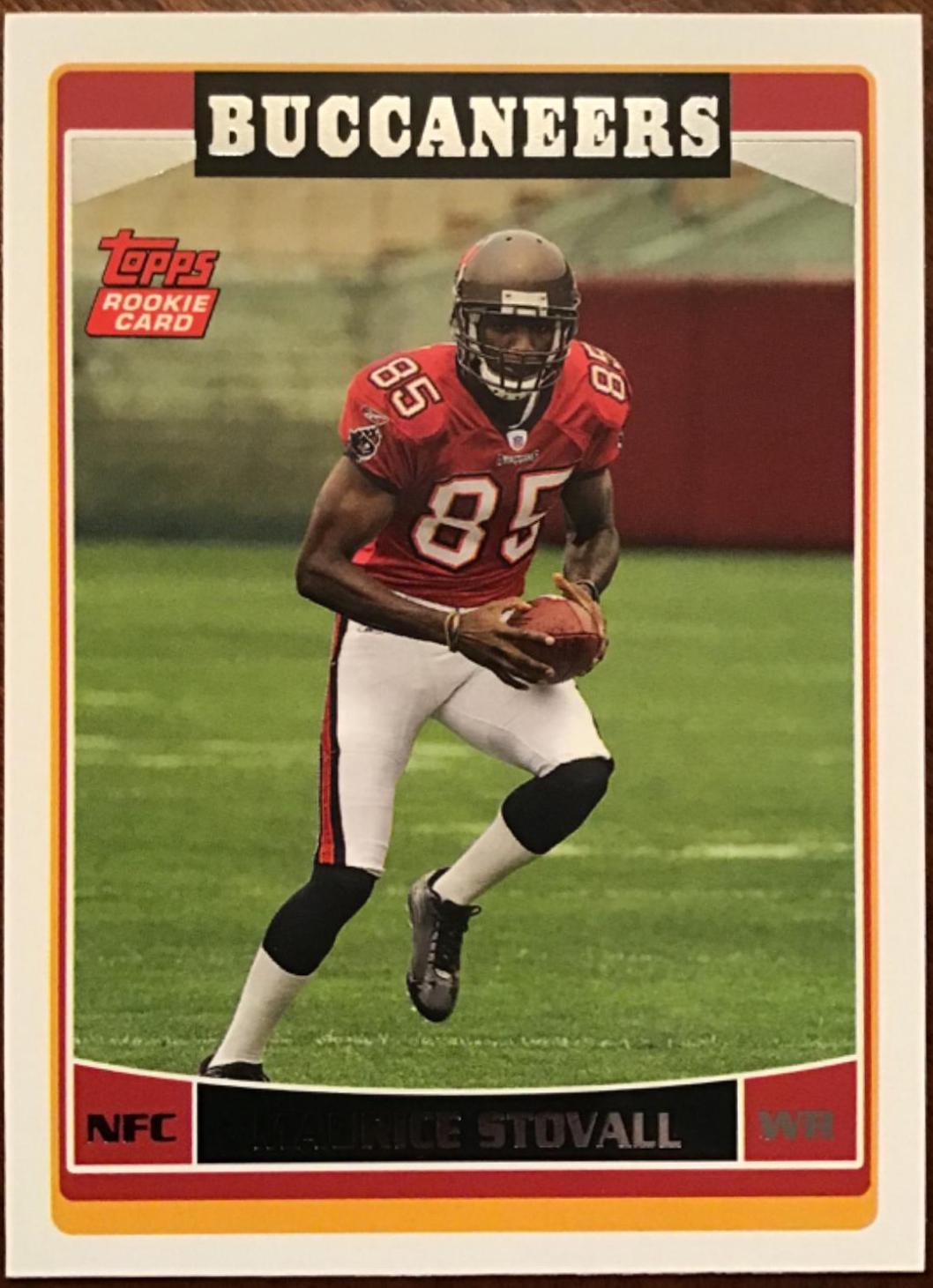 Maurice Stovall #TB11 Football Cards 2006 Topps Team Set Buccaneers