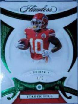 Tyreek Hill #29 Football Cards 2020 Panini Flawless
