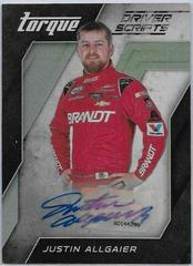 Justin Allgaier #DS-JA Racing Cards 2016 Panini Torque Nascar Driver Scripts Prices
