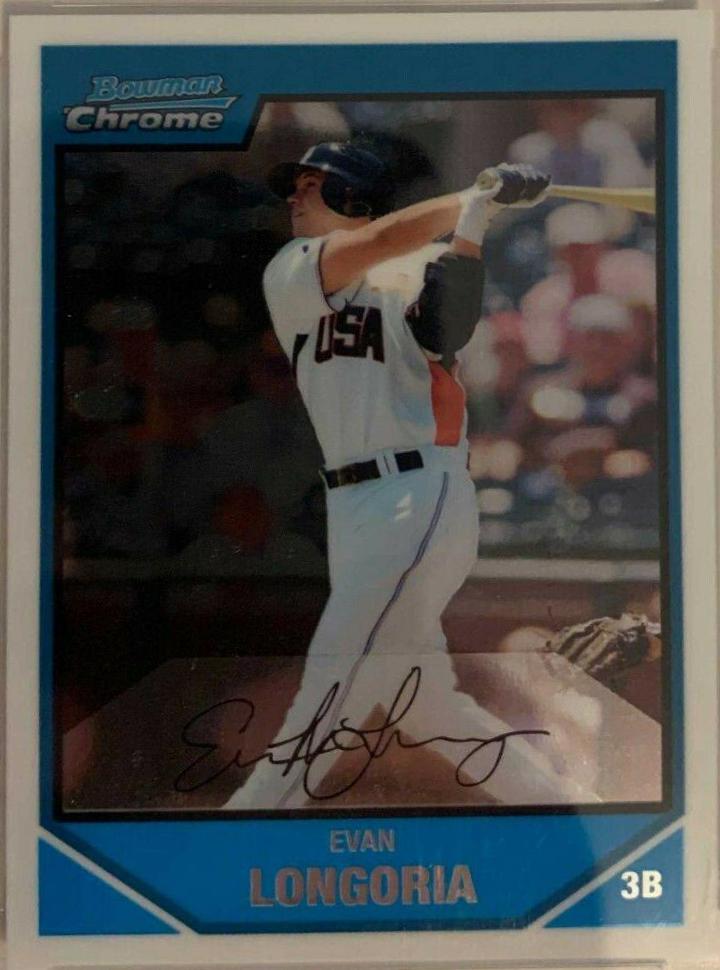 Evan Longoria #BDPP99 Baseball Cards 2007 Bowman Chrome Draft Picks & Prospects