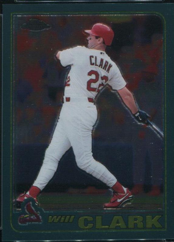 Will Clark #81 Baseball Cards 2001 Topps Chrome