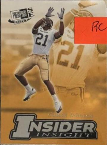 calvin johnson #11-15 Football Cards 2007 Press Pass Insider Insight
