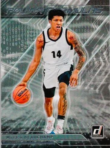MarJon Beauchamp #PF-MBE Basketball Cards 2022 Panini Chronicles Draft Picks Power Formulas