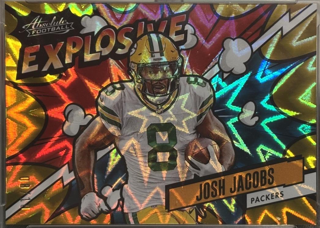 Josh Jacobs [Gold] #EX-JJS Prices | 2024 Panini Absolute Explosive