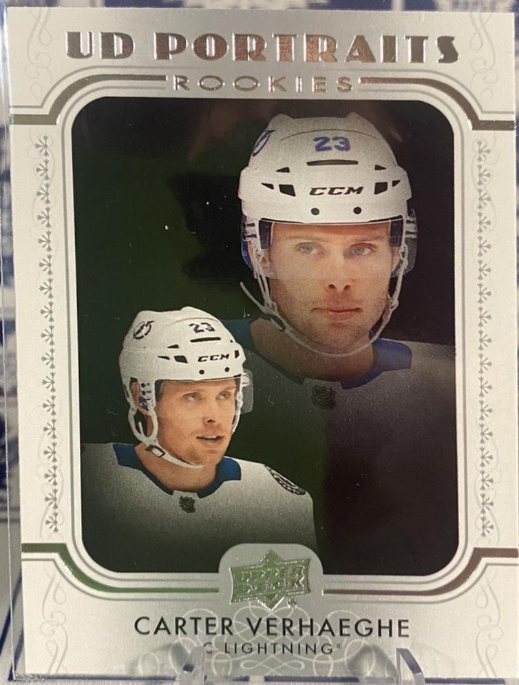Carter Verhaeghe #P-69 2019 Upper Deck Portraits Hockey