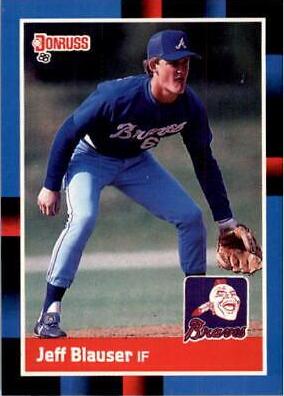 Jeff Blauser #513 Baseball Cards 1988 Donruss