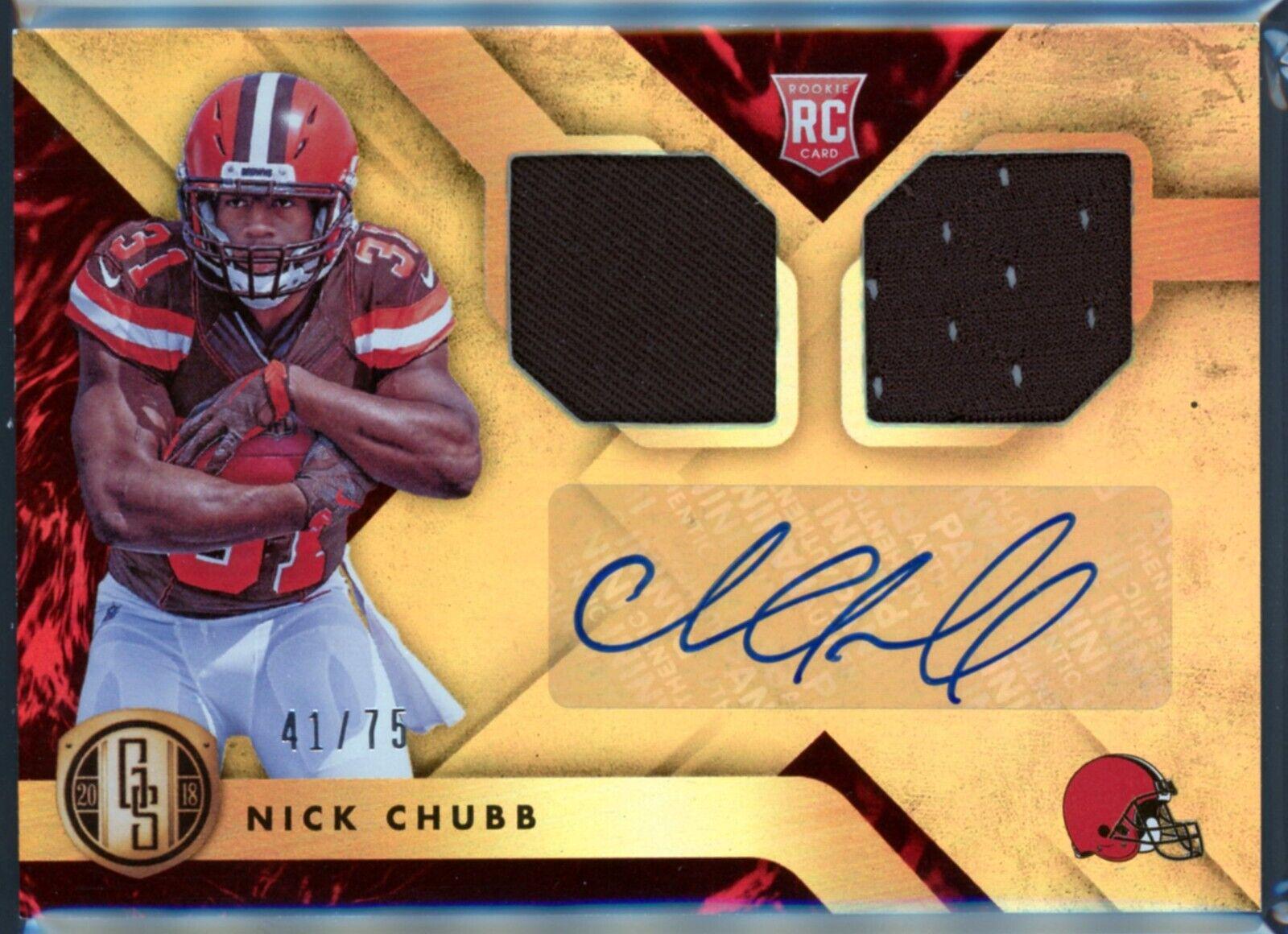 Nick Chubb #250 2018 Panini Gold Standard Football