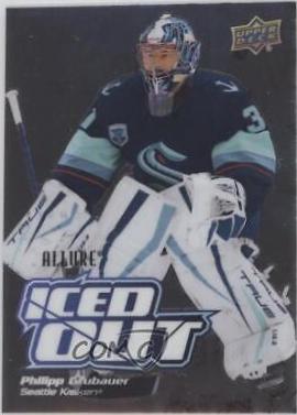 Philipp Grubauer #IO-15 Hockey Cards 2022 Upper Deck Allure Iced Out