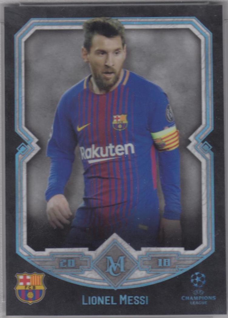 Lionel Messi #1 Soccer Cards 2017 Topps Museum Collection UEFA Champions League