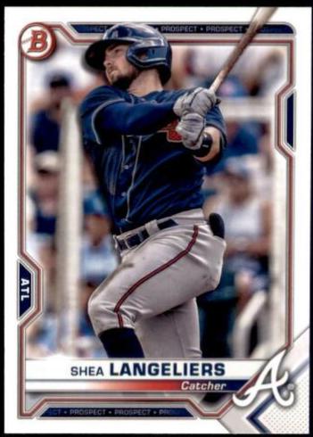 Shea Langeliers #BP-28 2021 Bowman Paper Prospects Baseball