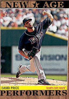 David Price #NAP-9 Baseball Cards 2011 Topps Heritage New Age Performers