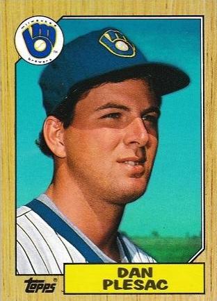 Dan Plesac #279 Baseball Cards 1987 Topps
