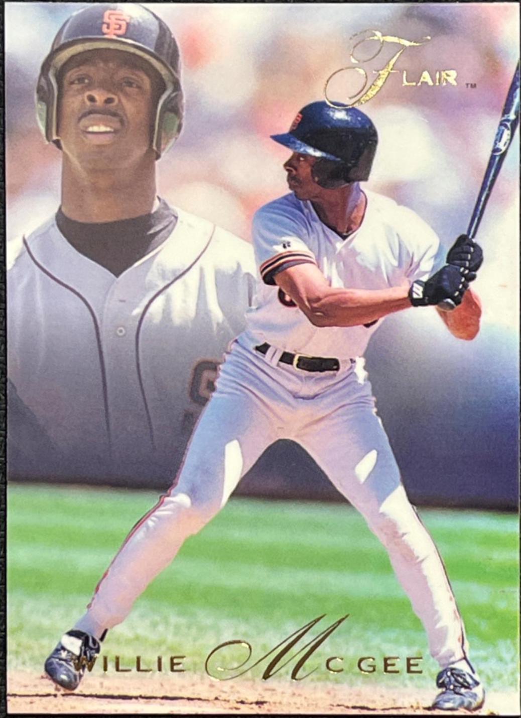 Willie Mcgee #145 Baseball Cards 1993 Flair