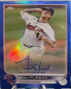 Zach Plesac [Blue] #CVA-ZP