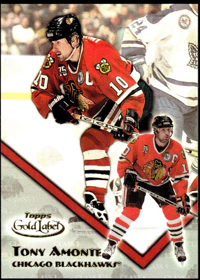 Tony Amonte #74 2000 Topps Gold Label Hockey