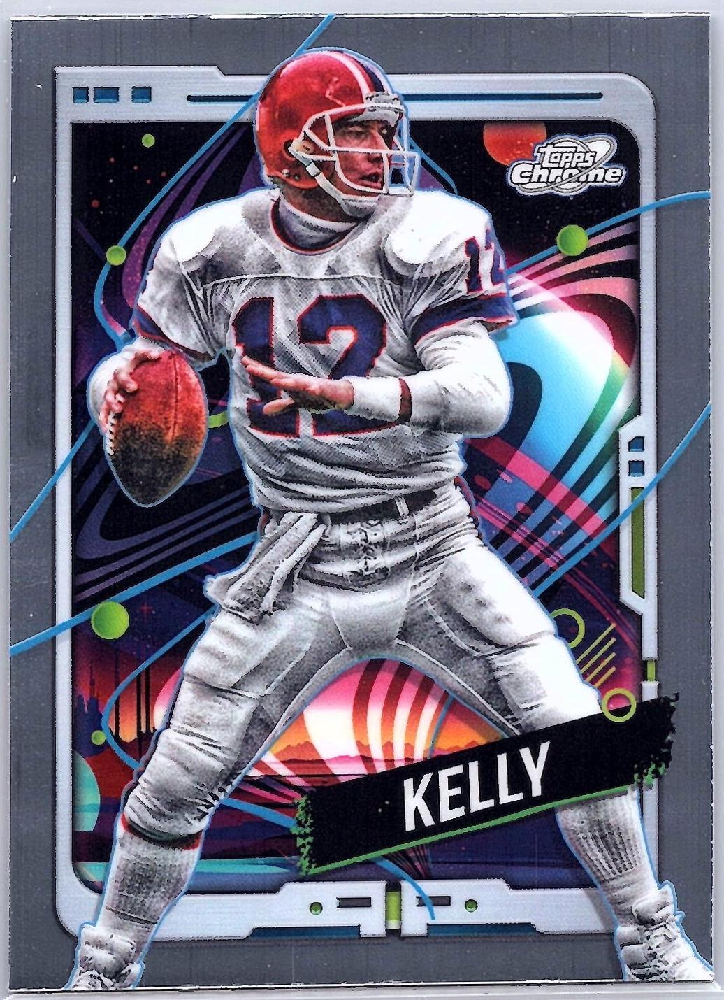 Jim Kelly #10 Football Cards 2024 Topps Cosmic Chrome