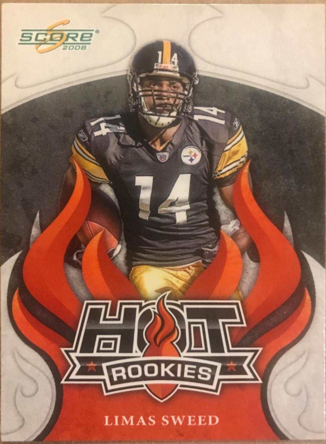 Limas Sweed #HR-18 Football Cards 2008 Panini Score Hot Rookies