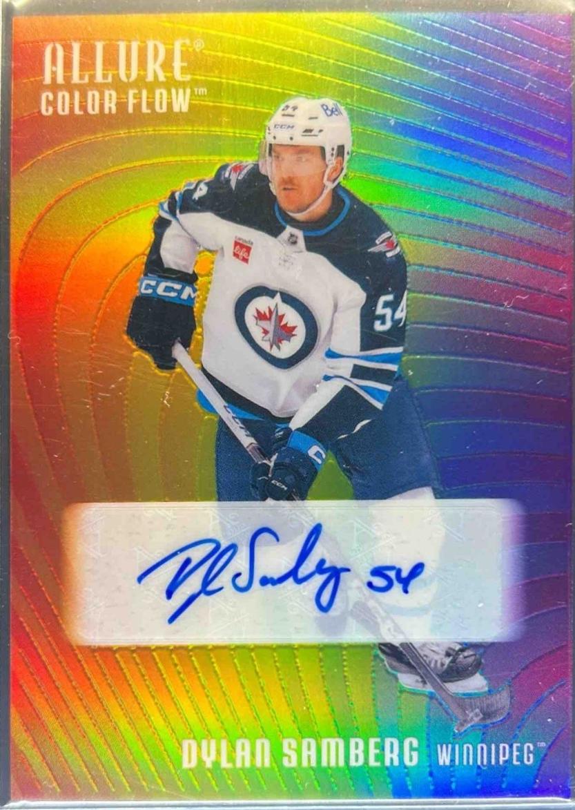 Dylan Samberg #RA-DS 2025 Upper Deck Allure Color Flow Full Rainbow Autograph Hockey