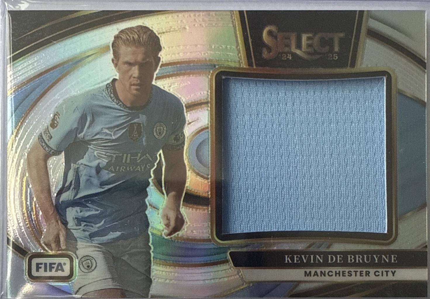 Kevin De Bruyne #JS-KDB 2024 Panini Select FIFA Jumbo Swatch