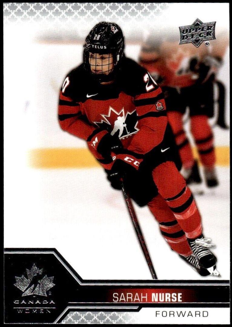 Sarah Nurse #51 2022 Upper Deck Team Canada Juniors Hockey