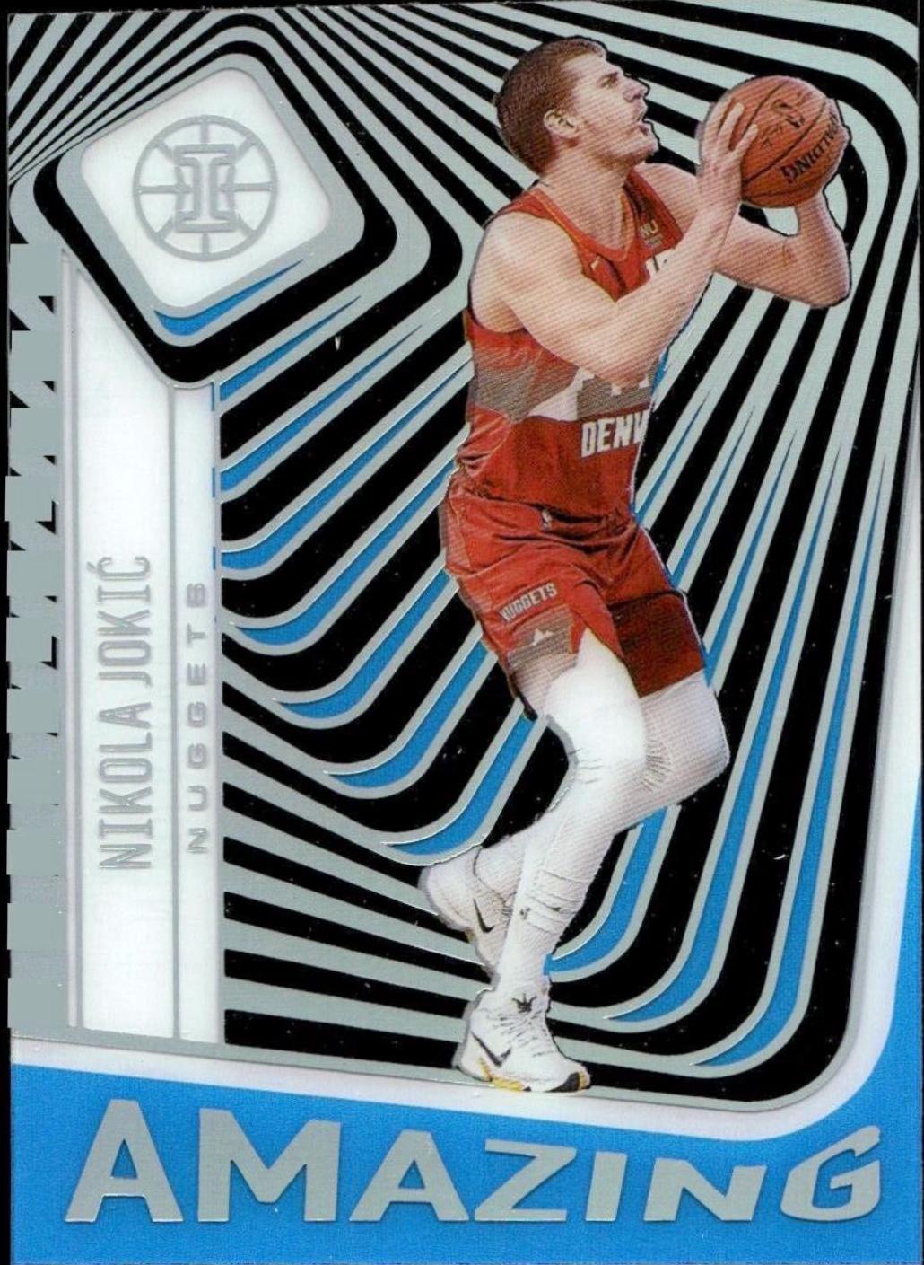 Nikola Jokic #6 Basketball Cards 2020 Panini Illusions Amazing
