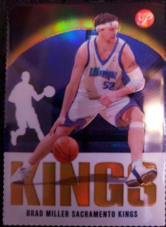 Brad Miller Gold Refractor #28 Basketball Cards 2004 Topps Pristine