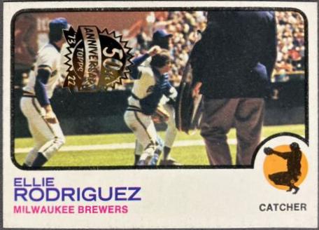Ellie Rodriguez #45 Baseball Cards 2022 Topps Heritage 50th Anniversary Buyback