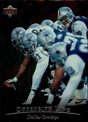 Cowboys Offensive Line #28 Football Cards 1996 Upper Deck Silver