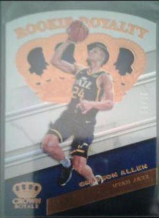 Grayson Allen #4 Basketball Cards 2018 Panini Crown Royale Rookie Royalty