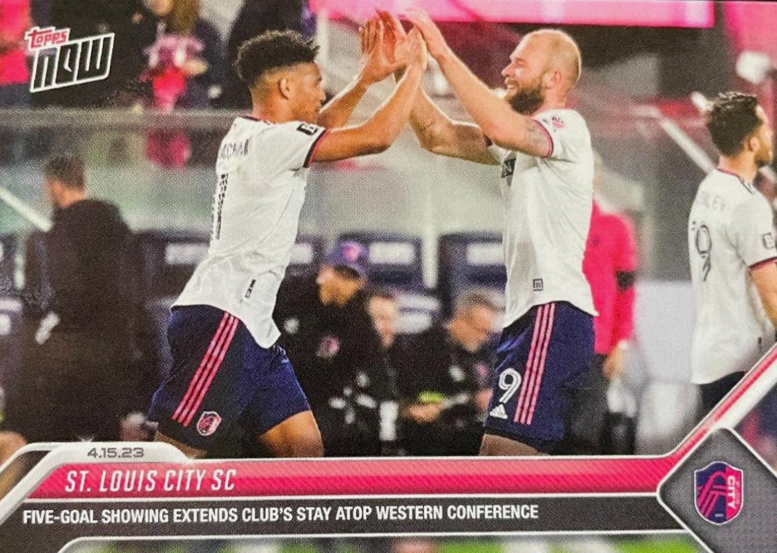 St. Louis City SC #77 Soccer Cards 2023 Topps MLS