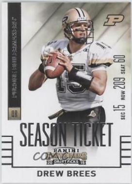 Drew Brees #35 2015 Panini Contenders Draft Picks Football
