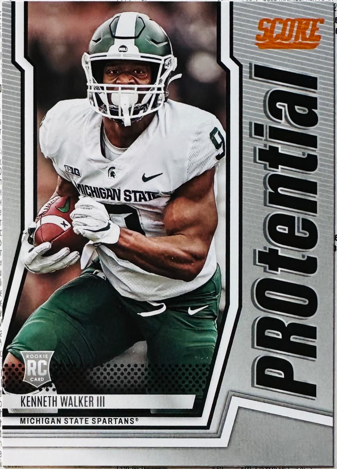 Kenneth Walker III [Orange] #P-KW