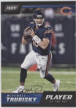 Mitchell Trubisky #6 Football Cards 2018 Panini Player of the Day