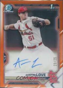 Austin Love [Orange Refractor] #CDA-AL