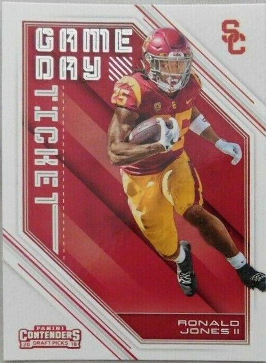 Ronald Jones II #13 Football Cards 2018 Panini Contenders Draft Picks Game Day Ticket