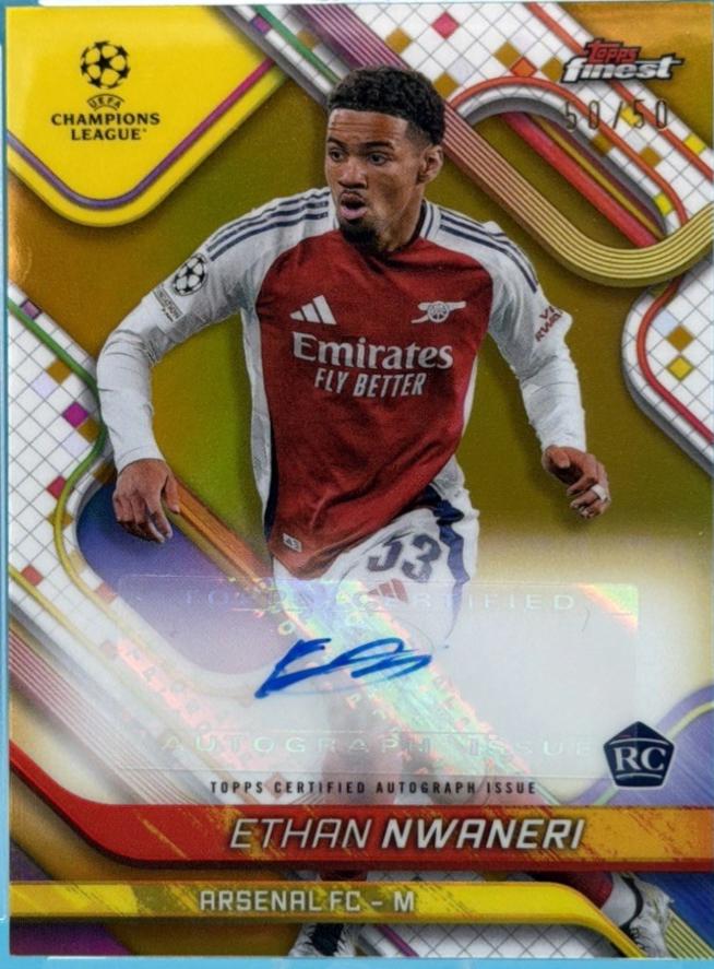 Ethan Nwaneri [Gold Refractor] #BA-ET