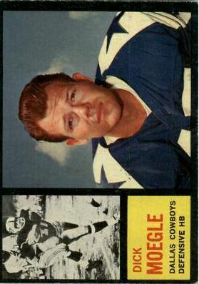 Dick Moegle #47 Football Cards 1962 Topps