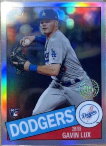 Gavin Lux #85TC-5 Baseball Cards 2020 Topps Chrome 1985