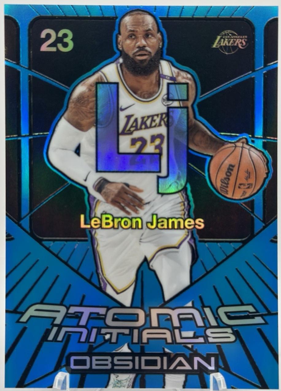LeBron James [Electric Etch Blue Flood] #16