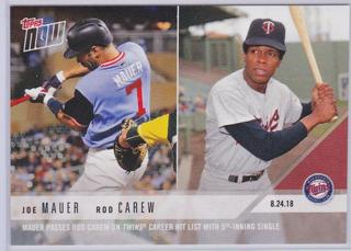 Joe Mauer, Rod Carew