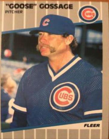 Goose Gossage #425 Baseball Cards 1989 Fleer