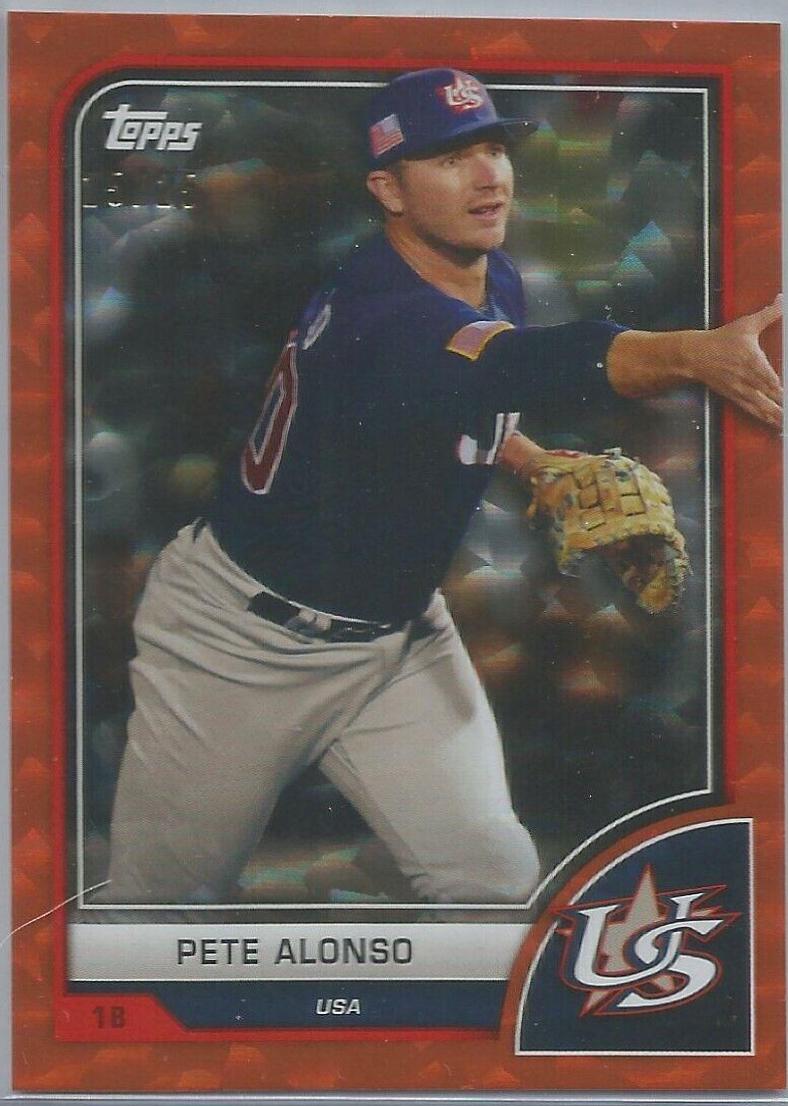Pete Alonso [Orange Cracked Ice] #85
