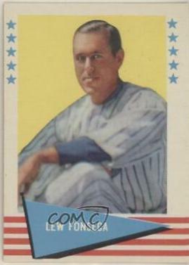 Lew Fonseca #27 Baseball Cards 1961 Fleer