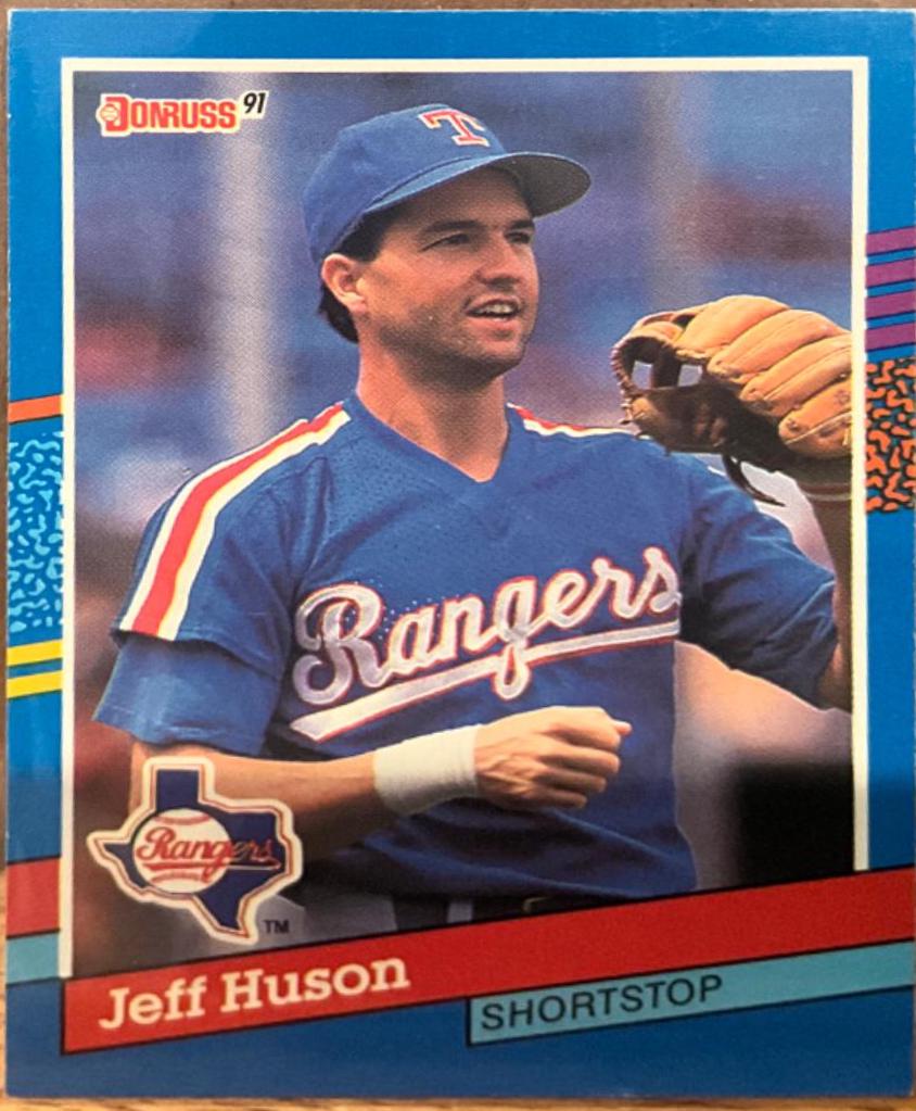 Jeff Huson #305 Baseball Cards 1991 Donruss