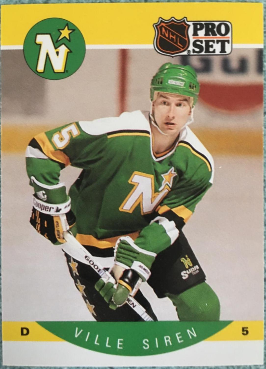 Ville Siren #144 Hockey Cards 1990 Pro Set
