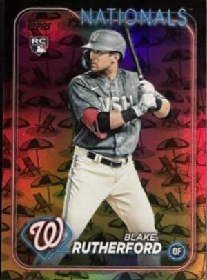 Blake Rutherford [Beach Umbrella] #637 Prices | 2024 Topps | Baseball Cards