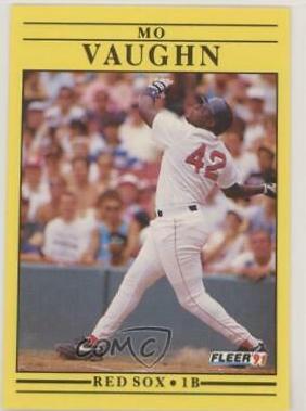 Mo Vaughn #U-7 Baseball Cards 1991 Fleer Update