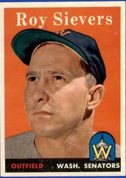 Roy Sievers #250 1958 Topps Baseball