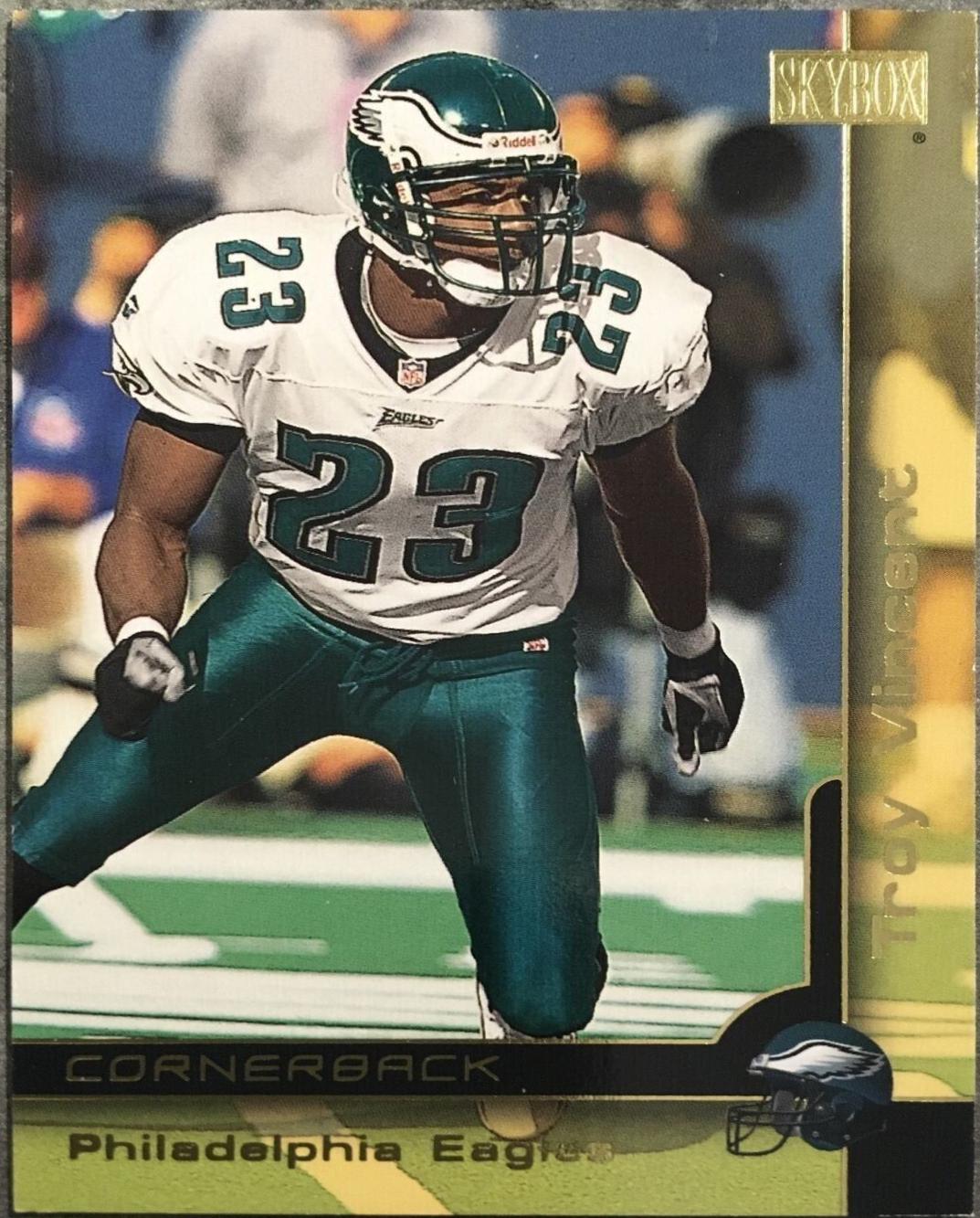 Troy Vincent #101 Football Cards 2000 Skybox